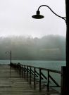 Pomost na jeziorze Wakatipu w Glenorchy