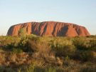 Skaa Uluru (Ayers Rock) o zachodzie soca